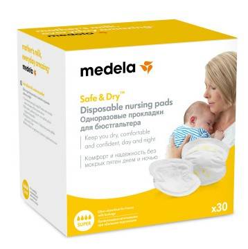 Medela Disposable Bra Pads, Pads, 30